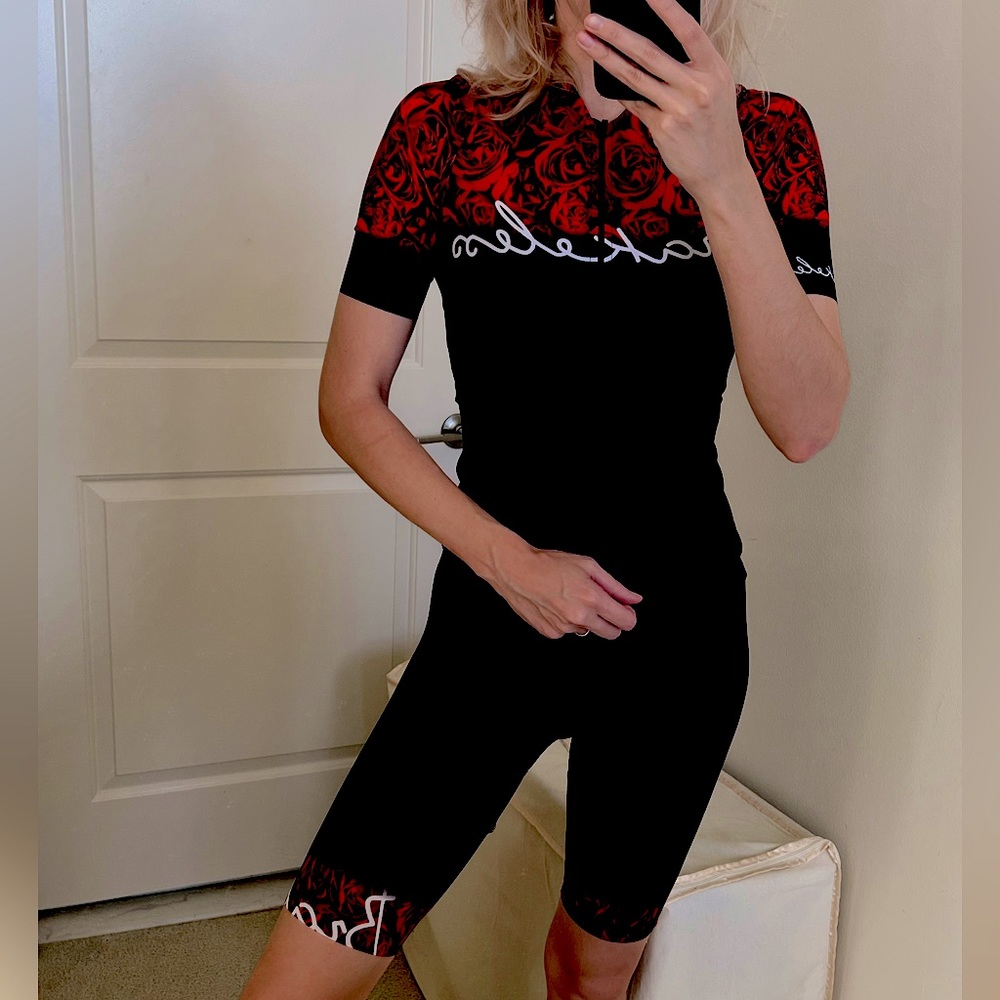 NWT Women Brakeless Cycling Jersey Bibs Suit Shorts size M